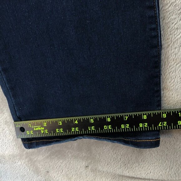 The Pioneer Woman Women Jeans Size XL Bootcut Leg Pull On Blue Denim Embroidered - Picture 6 of 15